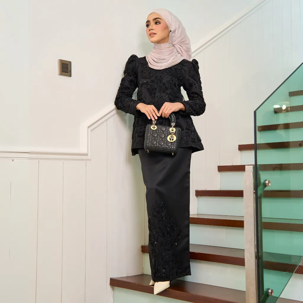 ISABELLE DOLL KURUNG - BLACK