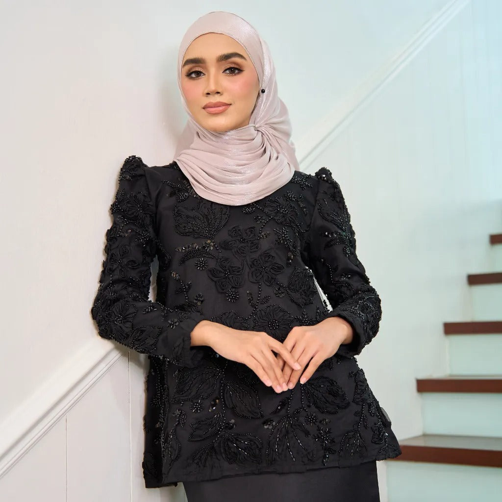 ISABELLE DOLL KURUNG - BLACK