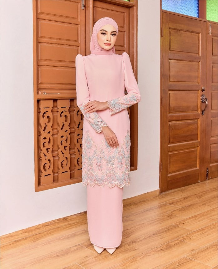 JUWITA MINI KURUNG - PINK COTTON CANDY