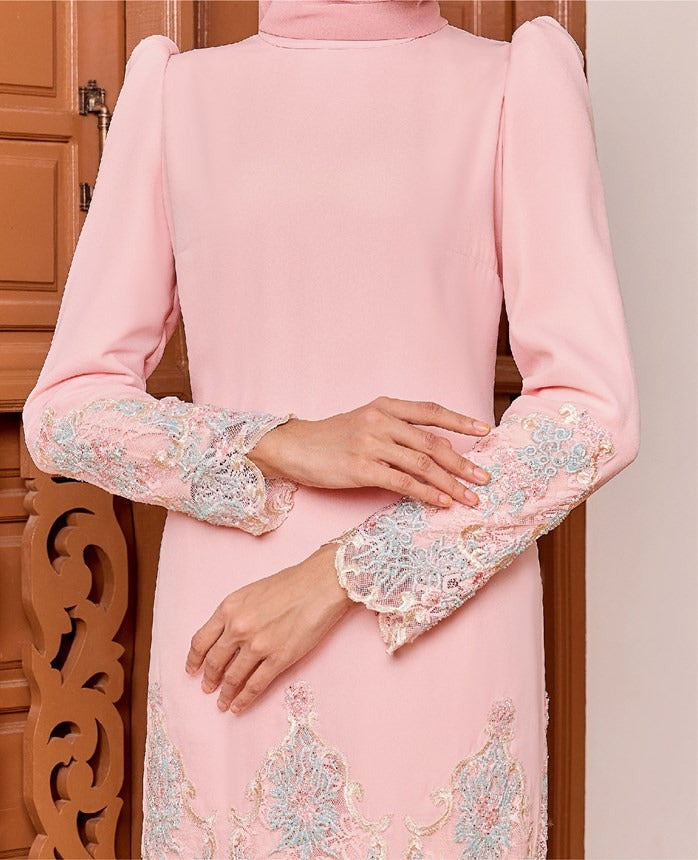 JUWITA MINI KURUNG - PINK COTTON CANDY