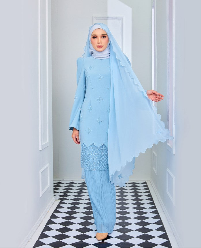 INARA MINI KURUNG - POWDER BLUE