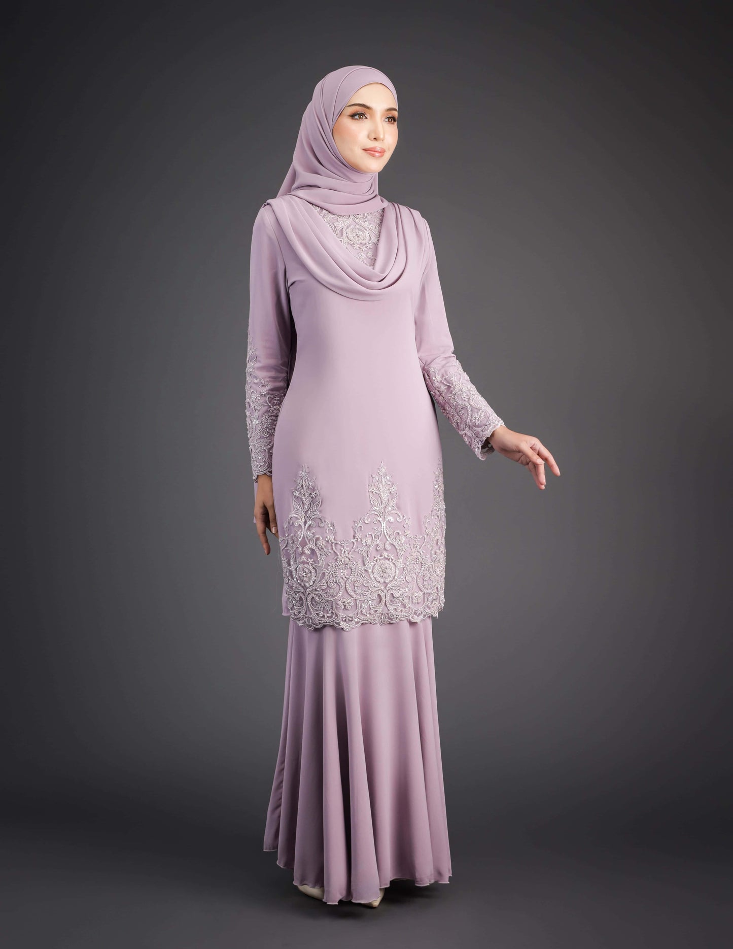HAIRA KURUNG - LAVENDER