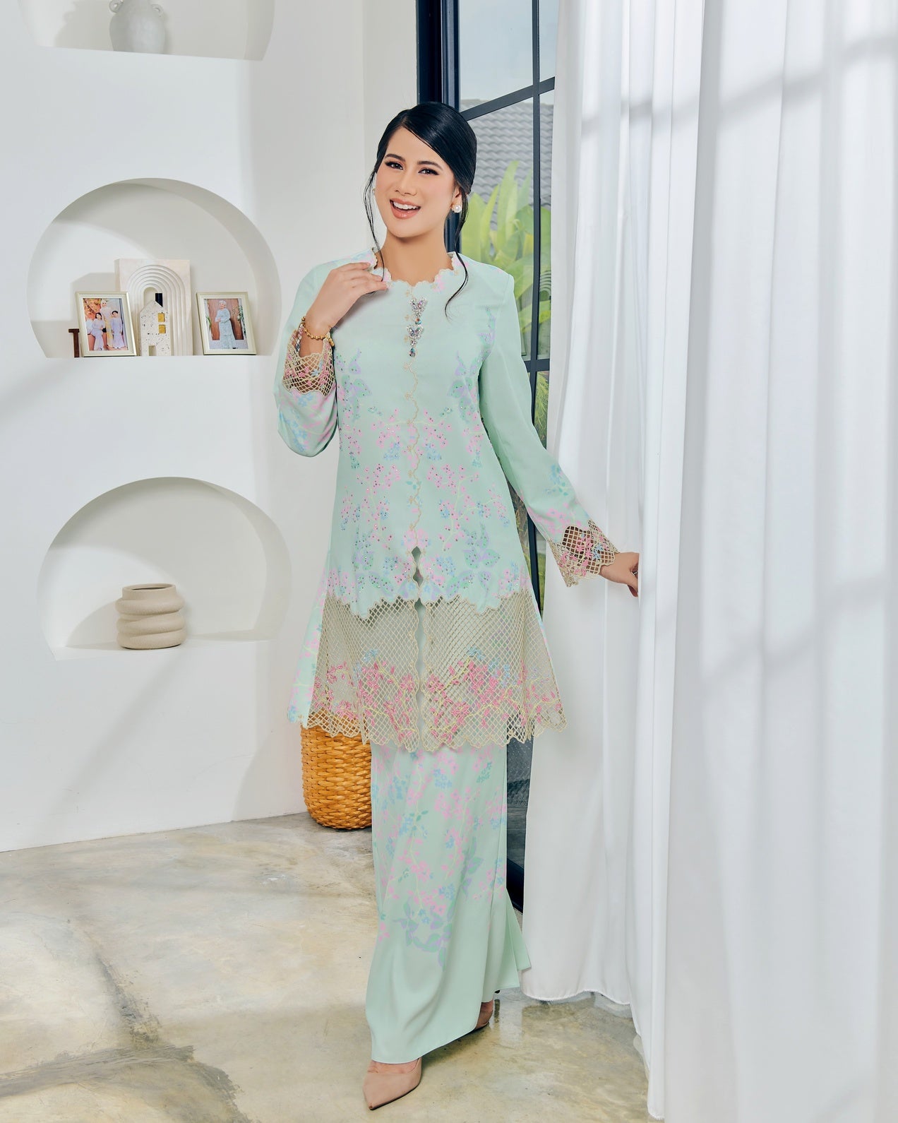 NATASHA KURUNG - MINT GREEN (Pre Order)