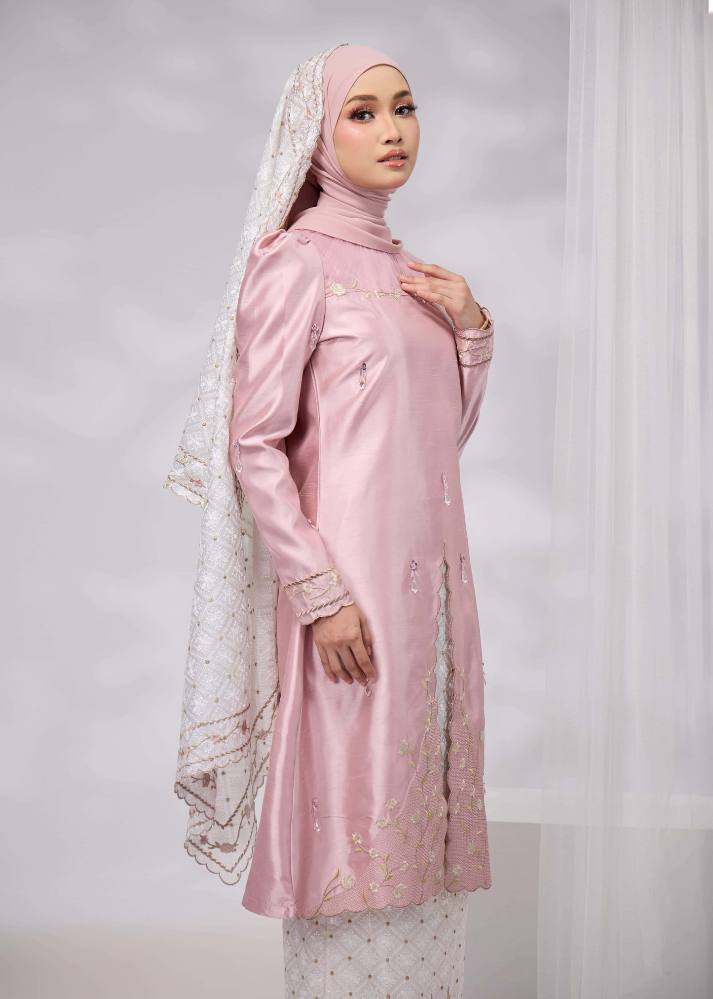 ALANNA KURUNG - DUSTY PINK (Pre Order)