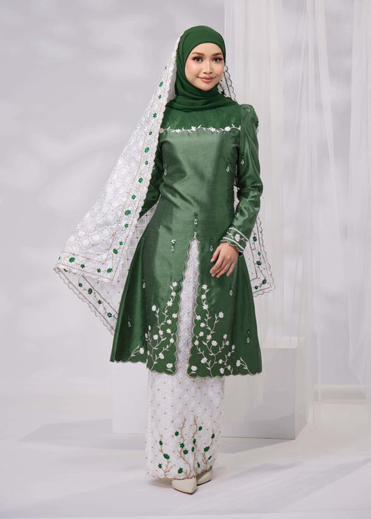 ALANNA KURUNG - EMERALD GREEN (Pre Order)