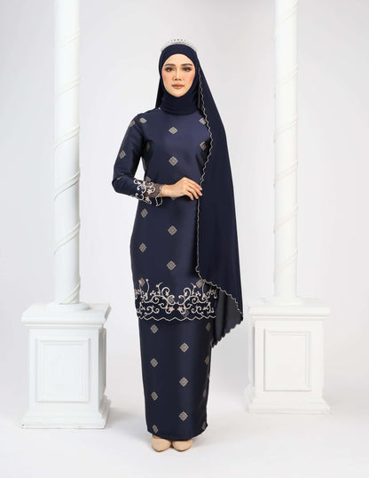 DAYANG KURUNG - NAVY BLUE