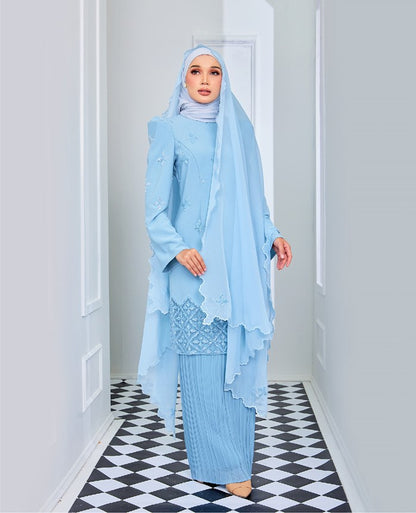 INARA MINI KURUNG - POWDER BLUE