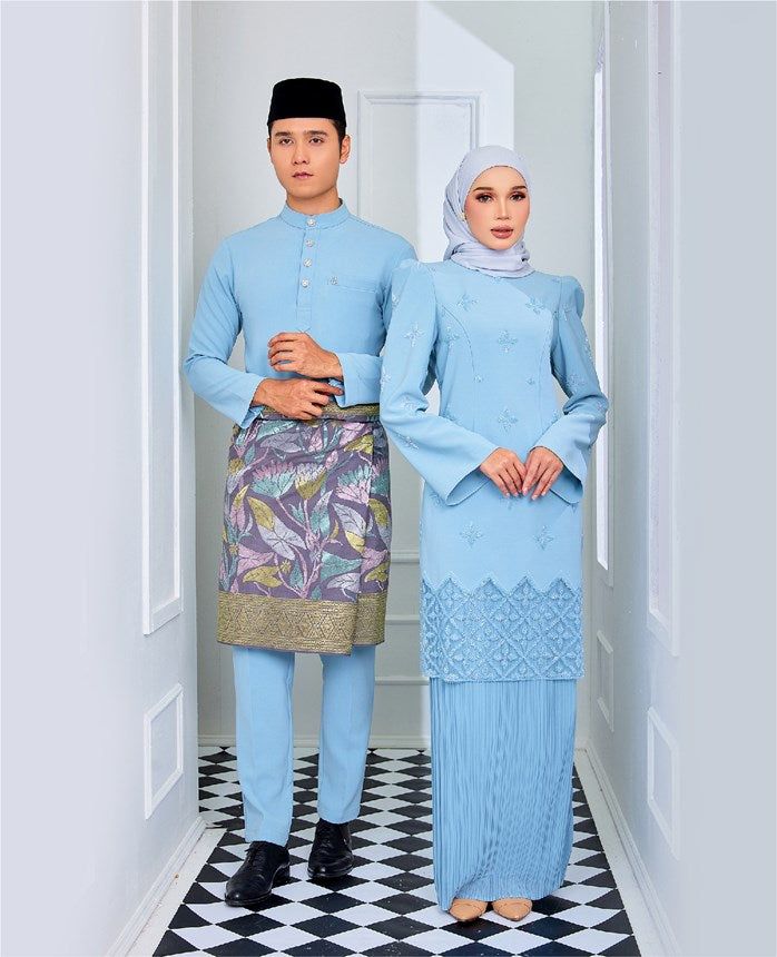 INARA MINI KURUNG - POWDER BLUE