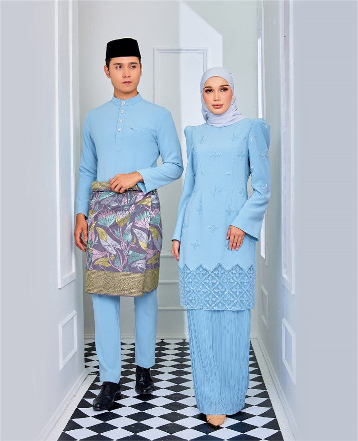 INARA MINI KURUNG - POWDER BLUE
