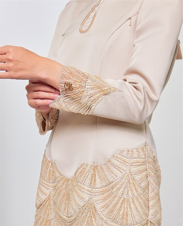 SABYAN MINI KURUNG - CHAMPAGNE