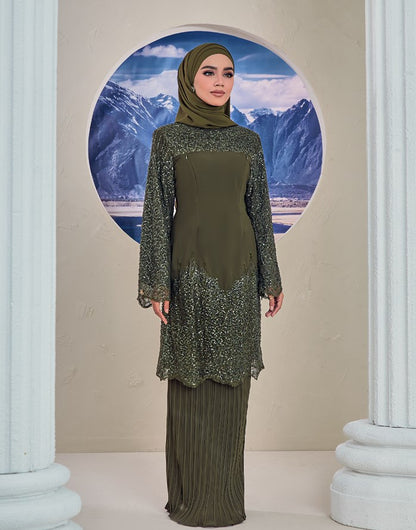 INAYAH KURUNG - ARMY GREEN