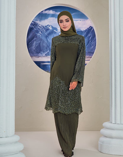 INAYAH KURUNG - ARMY GREEN