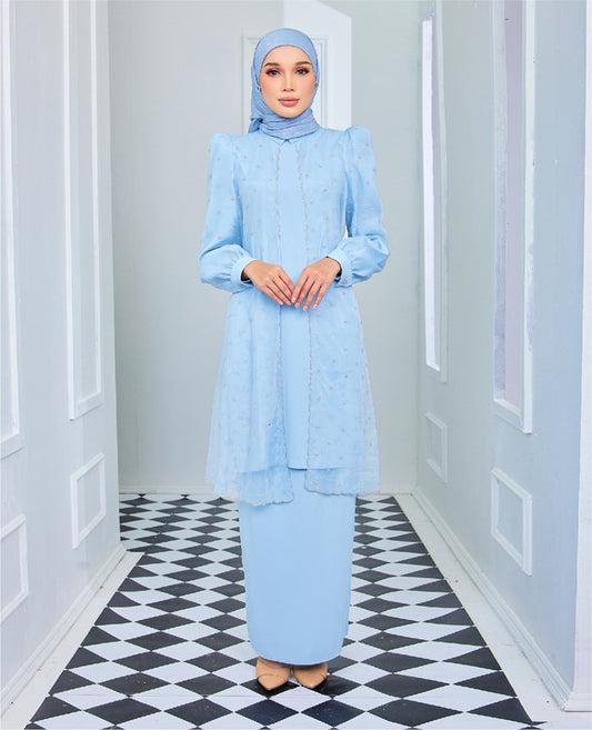 NEHLAA KURUNG - BABY BLUE