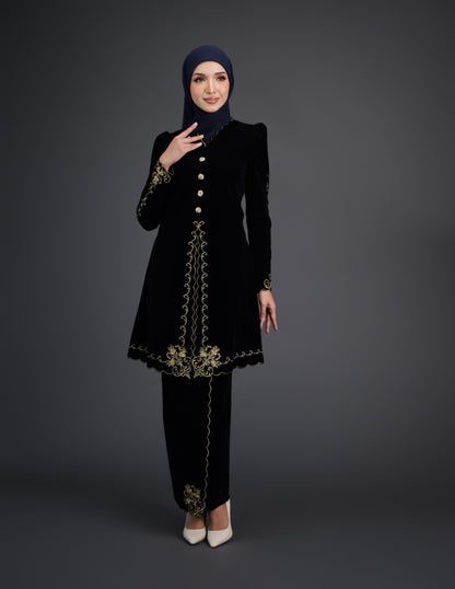 NAIFAH KEBAYA - NAVY BLUE (Pre Order)