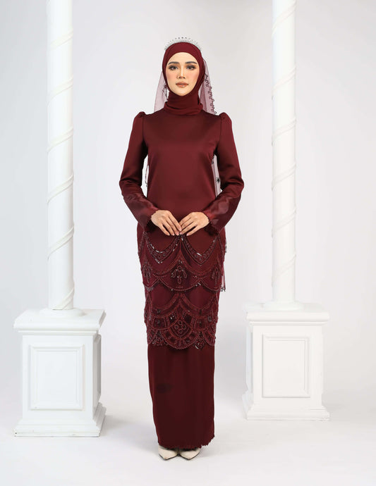 RATNA KURUNG - BURGUNDY