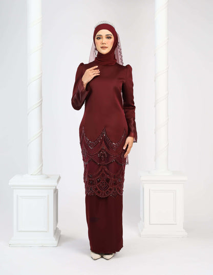 RATNA KURUNG - BURGUNDY