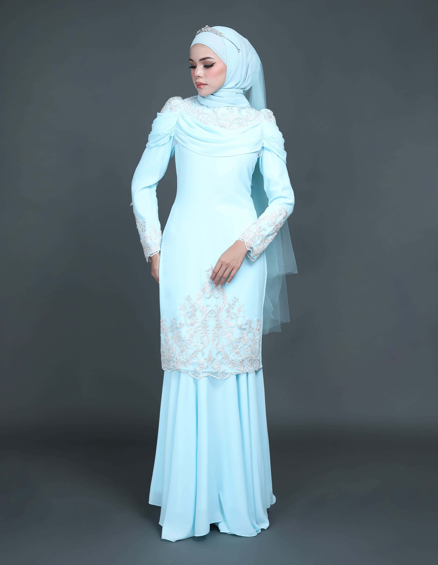 RAYFA KURUNG - AQUA BLUE