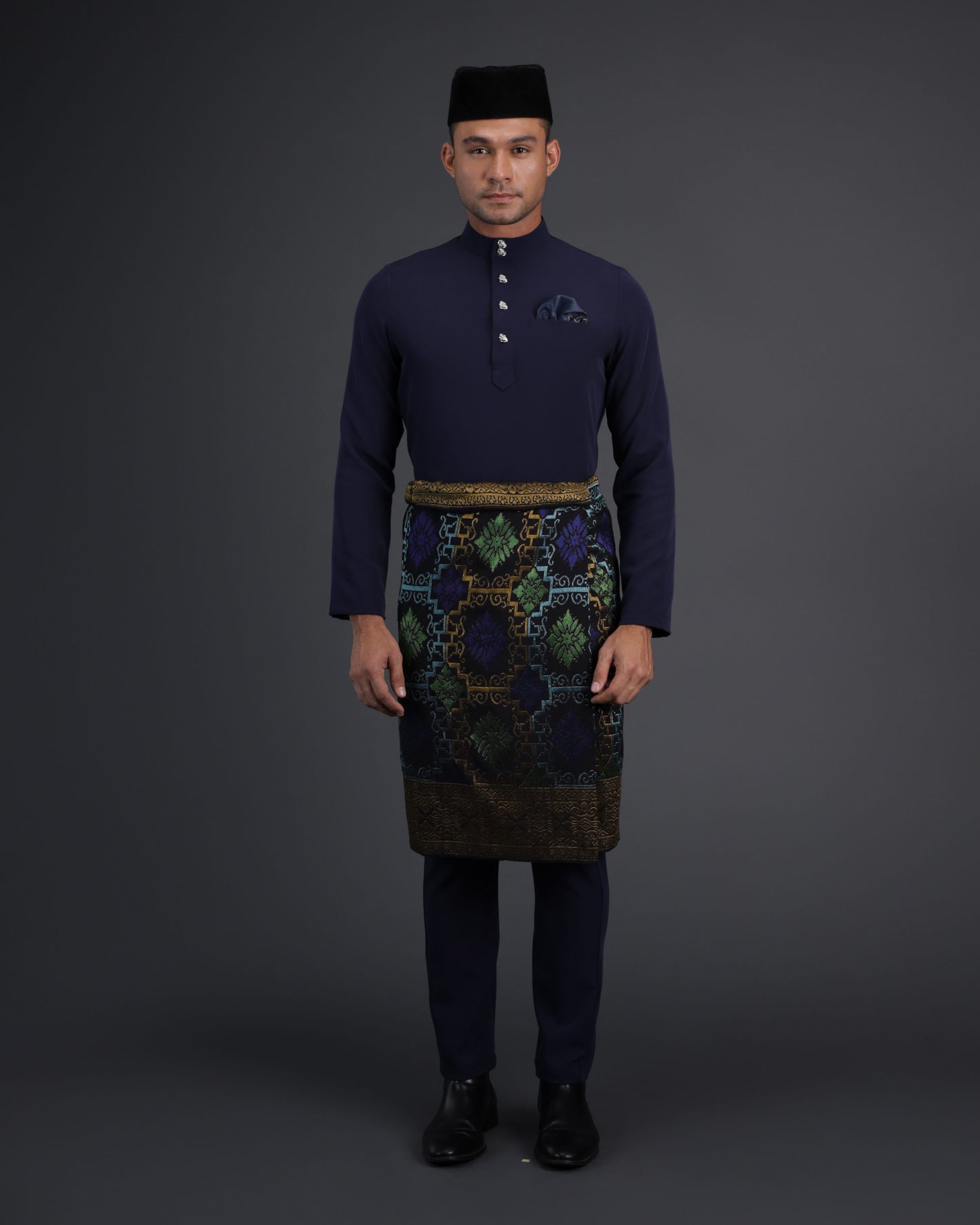 SOULTAN BAJU MELAYU - NAVY BLUE