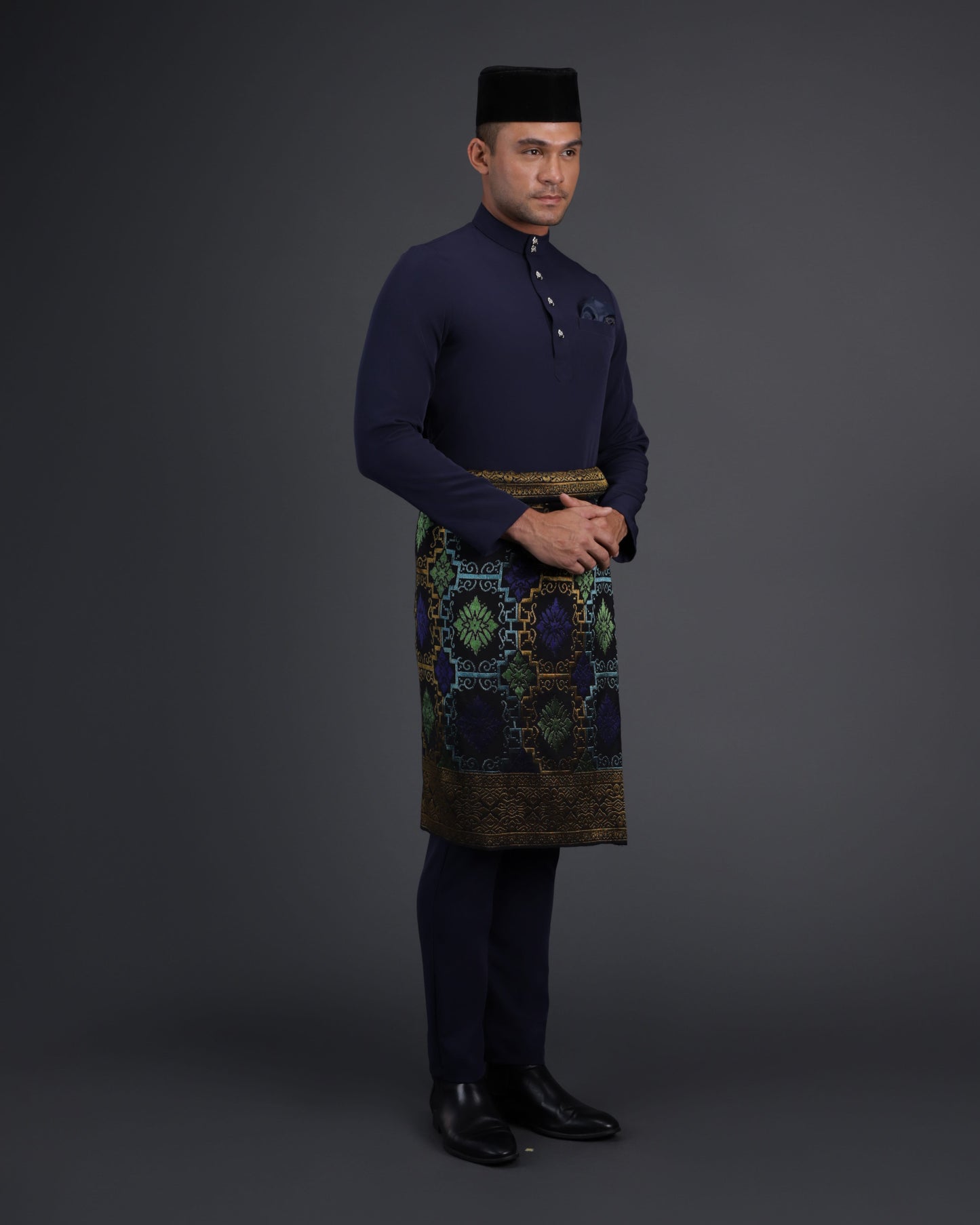 SOULTAN BAJU MELAYU - NAVY BLUE