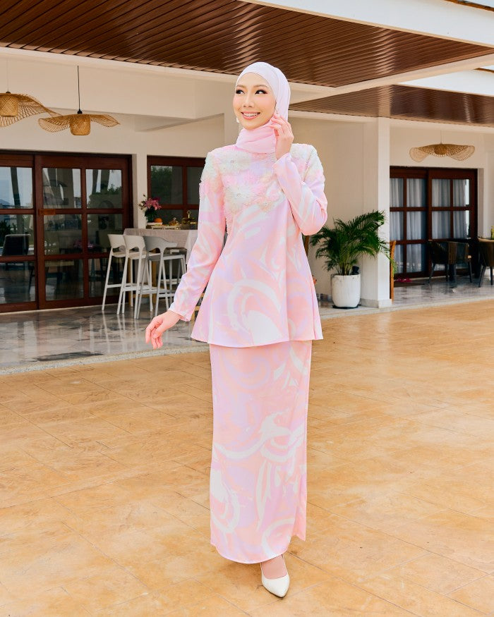 ELSA KURUNG - PINKY LILAC (Pre Order)