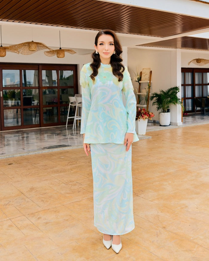 ELSA KURUNG - BLUISH MINT (Pre Order)