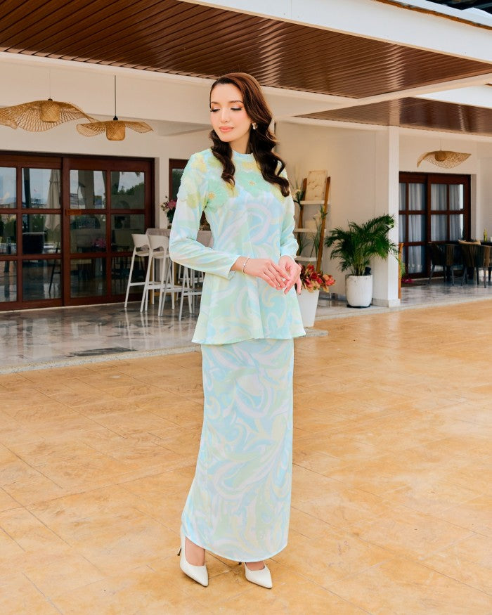 ELSA KURUNG - BLUISH MINT (Pre Order)