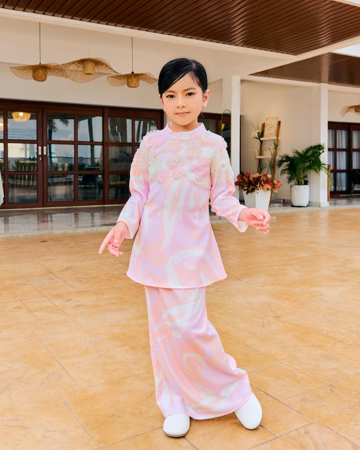 ELSA KURUNG (KID) - PINKY LILAC (Pre Order)