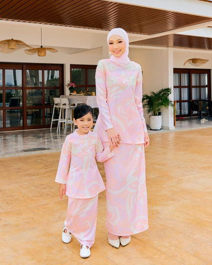 ELSA KURUNG (KID) - PINKY LILAC (Pre Order)