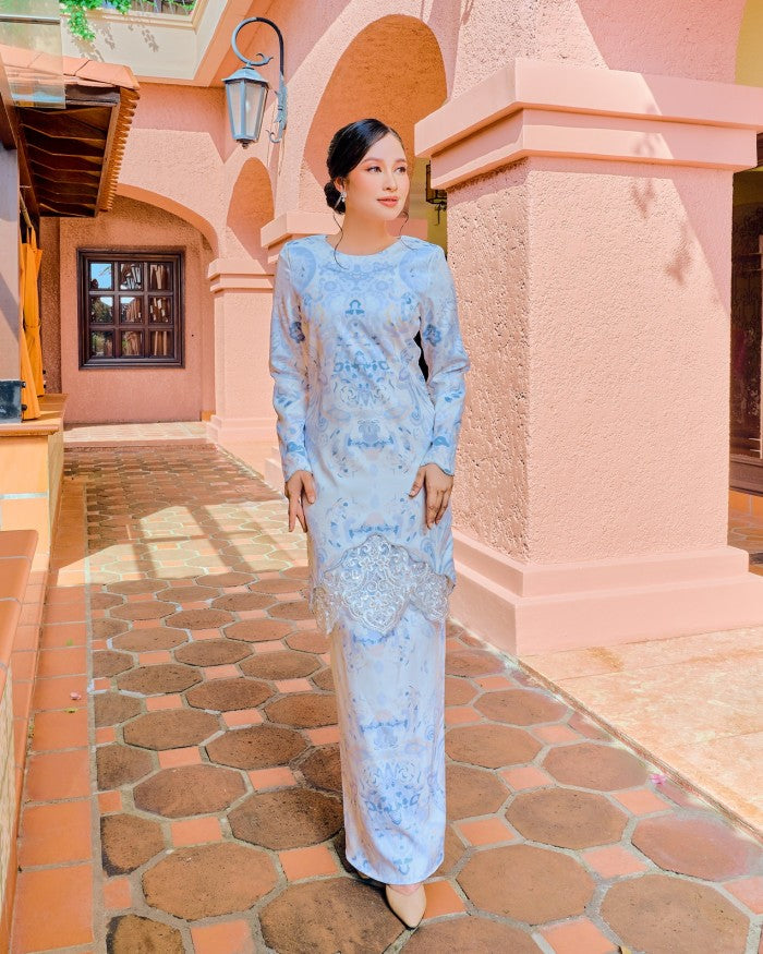 INAYA KURUNG - GREYISH BLUE (Pre Order)