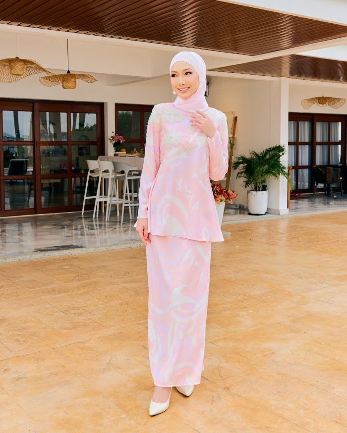 ELSA KURUNG - PINKY LILAC (Pre Order)