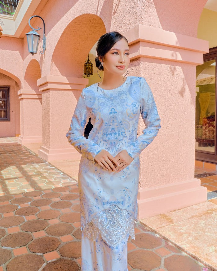 INAYA KURUNG - GREYISH BLUE (Pre Order)