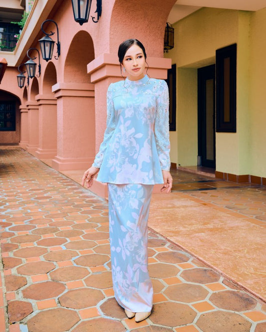 JESNITA KURUNG - DUSTY BLUE (Pre Order)