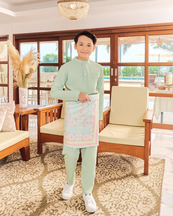 JAZZMAN BAJU MELAYU (KID) - MINT GREEN (Pre Order)