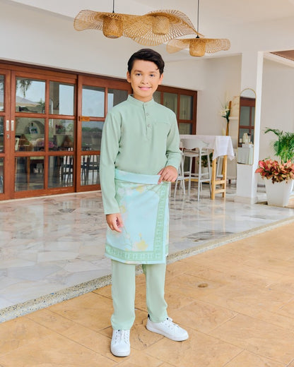 JAZZMAN BAJU MELAYU (KID) - MINT GREEN (Pre Order)