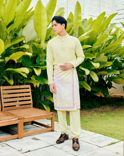 JAZZMAN BAJU MELAYU - SOFT YELLOW (Pre Order)