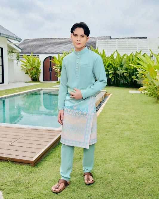 JAZZMAN BAJU MELAYU - TURQUOISE BLUE (Pre Order)