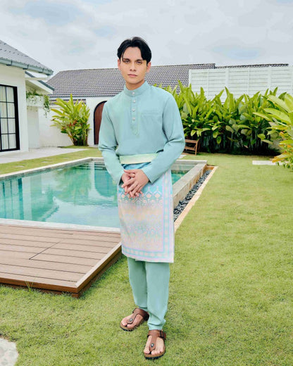 JAZZMAN BAJU MELAYU - TURQUOISE BLUE (Pre Order)