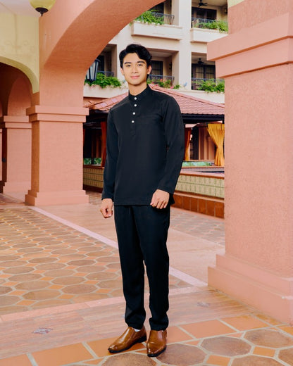 JAZZMAN BAJU MELAYU - BLACK (Pre Order)