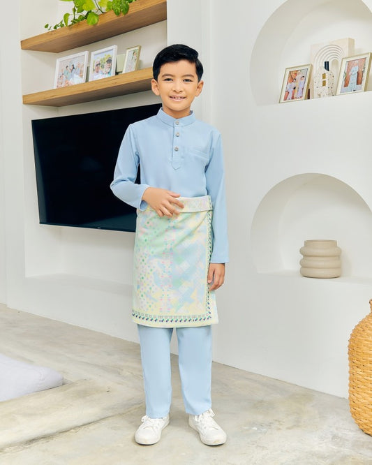 JAZZMAN BAJU MELAYU (KID) - BABY BLUE (Pre Order)