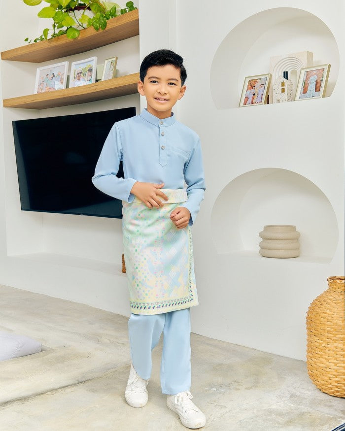 JAZZMAN BAJU MELAYU (KID) - BABY BLUE (Pre Order)