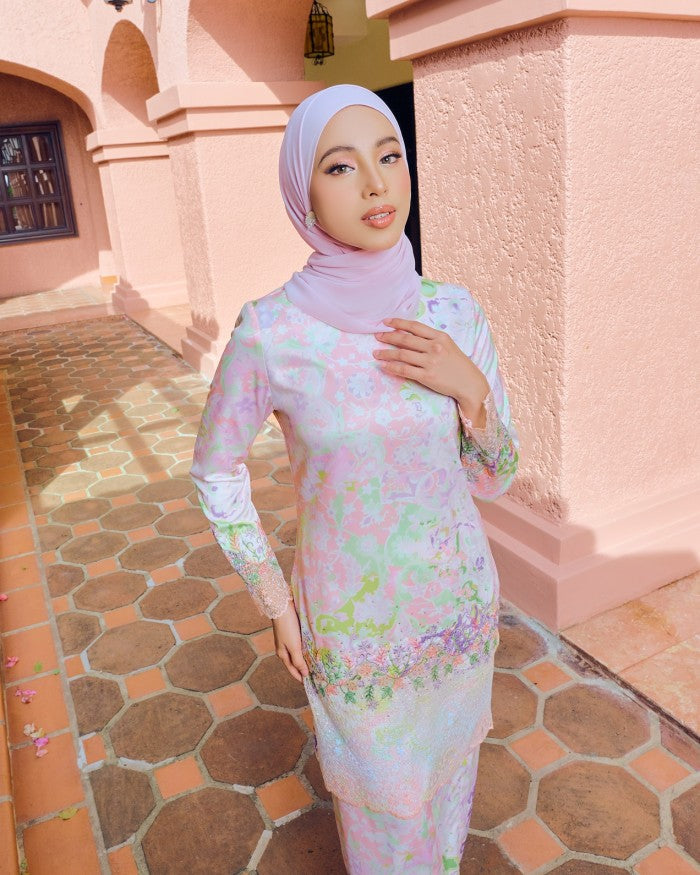 RIENA KURUNG - PEACH PURPLE (Pre Order)