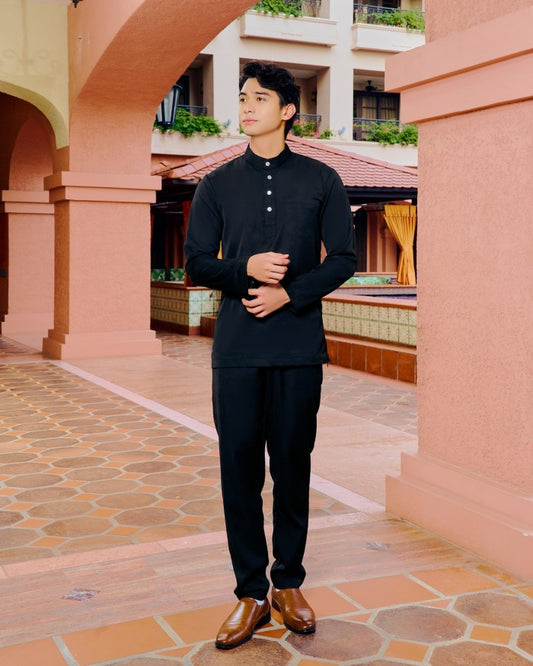 JAZZMAN BAJU MELAYU - BLACK (Pre Order)