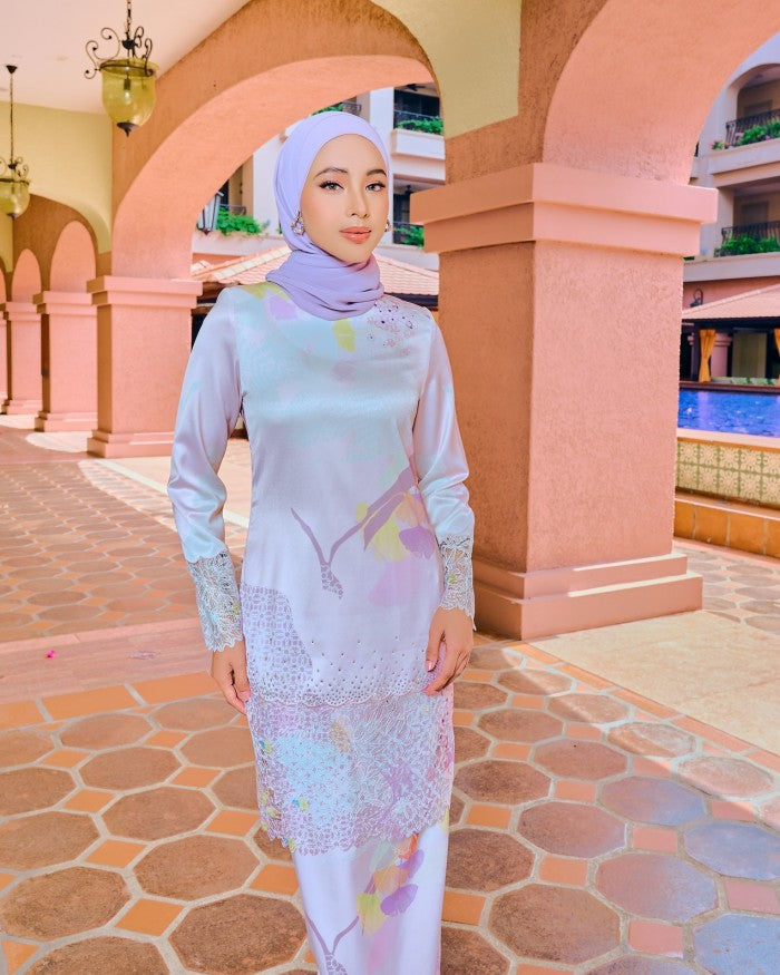 MELIA KURUNG - PASTEL PINK (Pre Order)