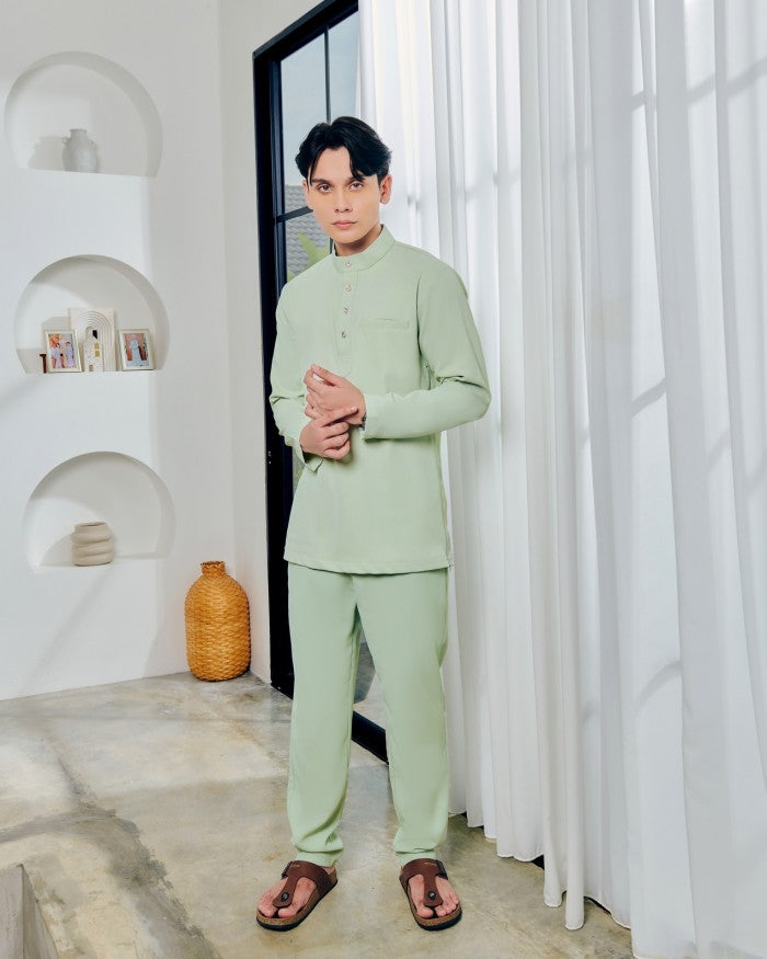 JAZZMAN BAJU MELAYU - SAGE GREEN (Pre Order)