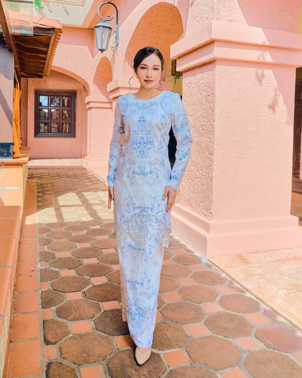 INAYA KURUNG - GREYISH BLUE (Pre Order)