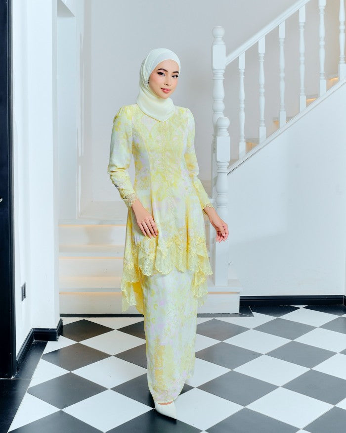 AMYLIA KURUNG - SOFT YELLOW (Pre Order)