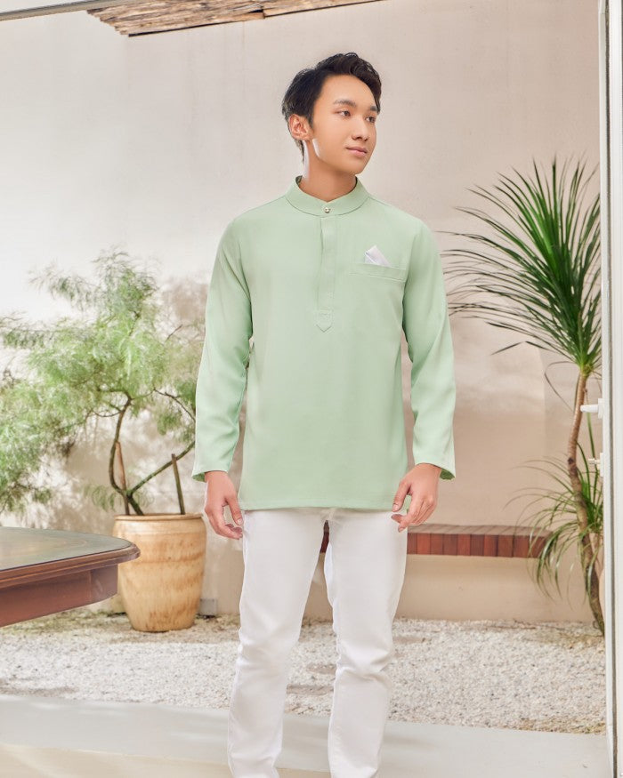 WANIE KURTA (MEN) - MINT GREEN